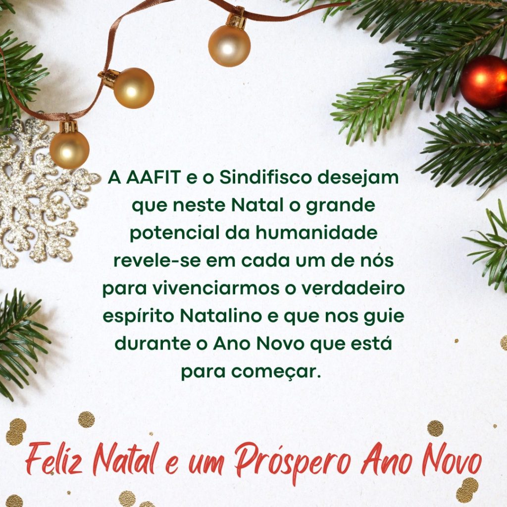 Sindifisco deseja um Feliz Natal e um Próspero Ano Novo – SINDIFISCO-DF